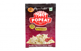 PopEat Delicious Popcorn Butter Delight Flavour  Pack  60 grams